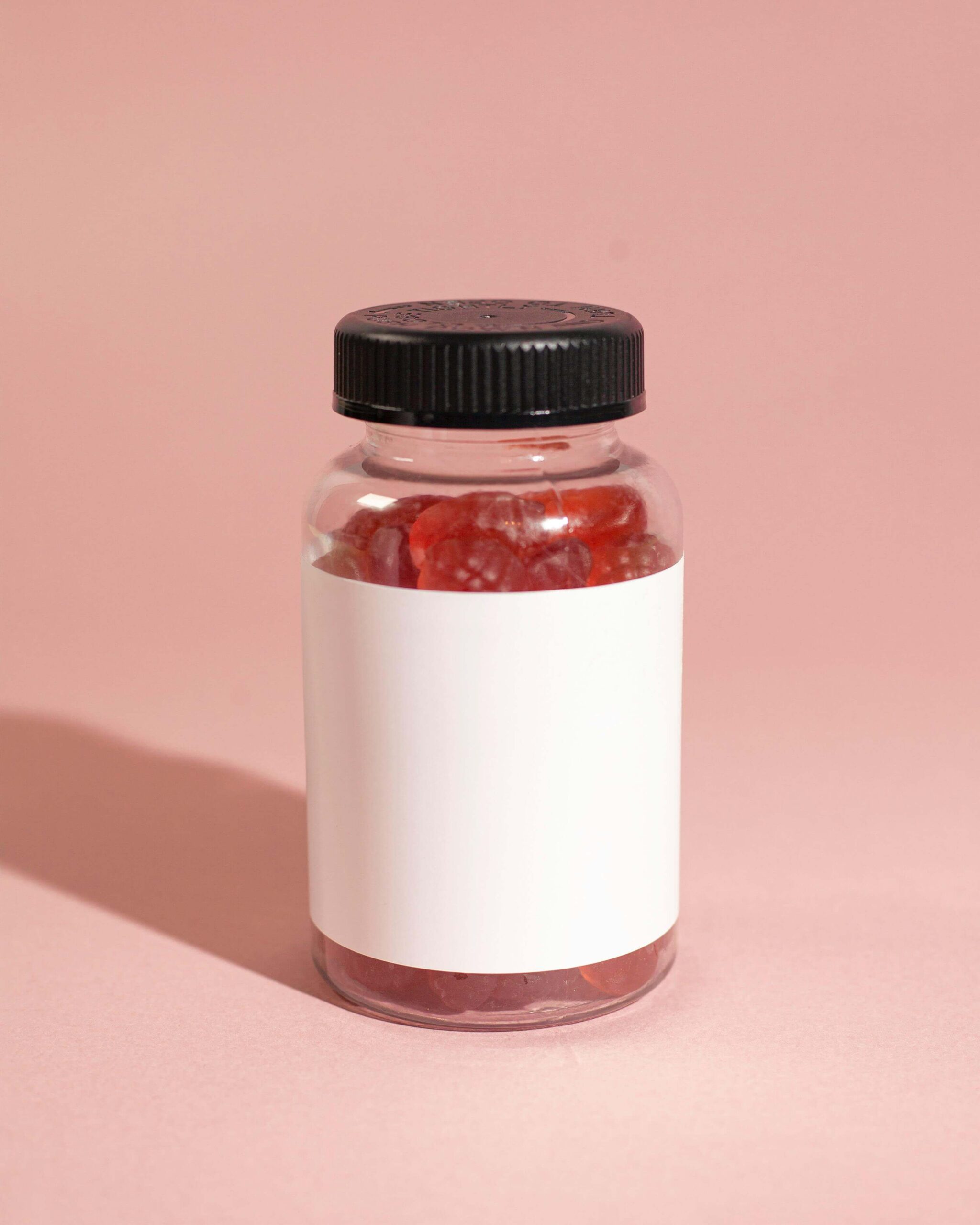 Custom gummy packaging example bottle